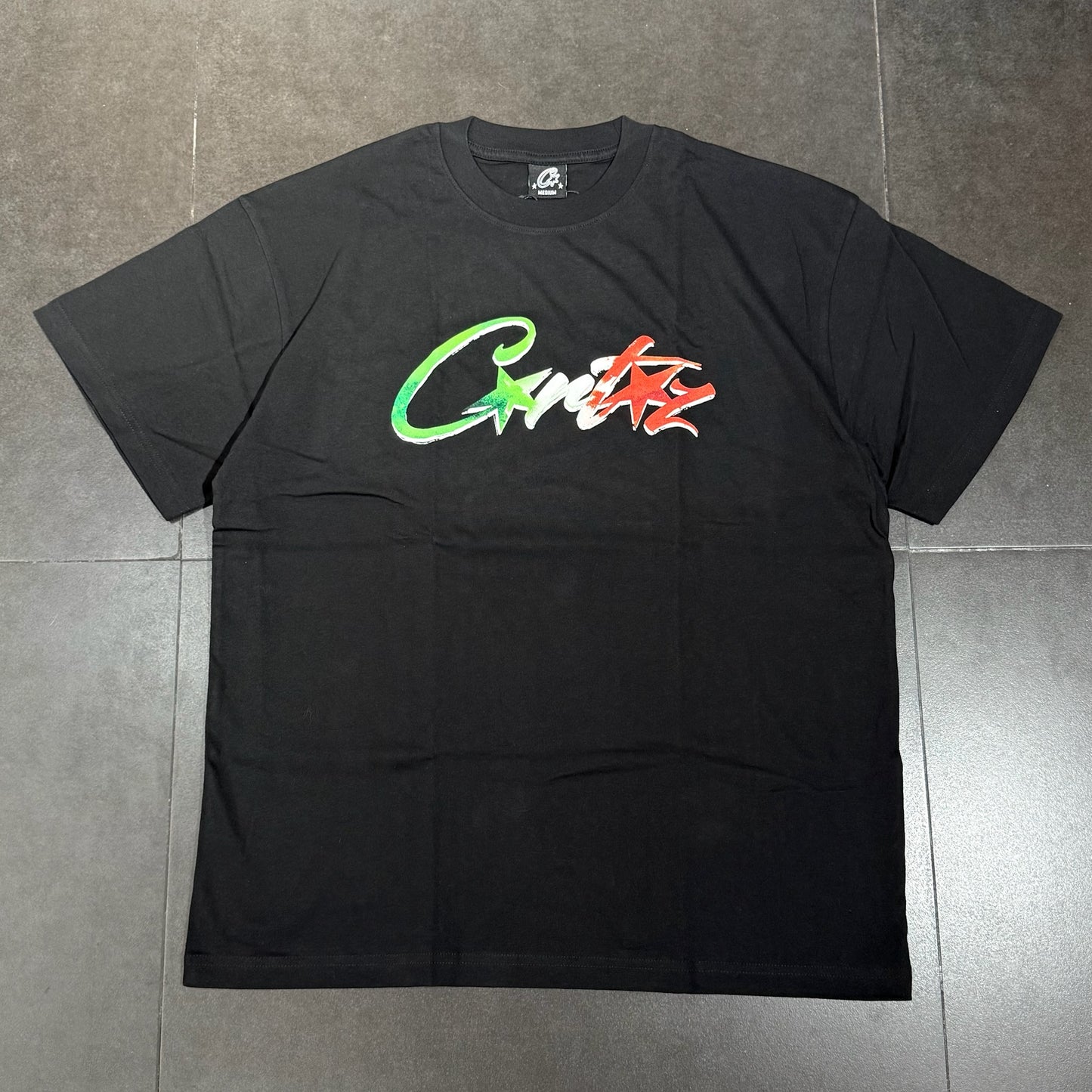 Corteiz Allstarz Italia Tee - Black