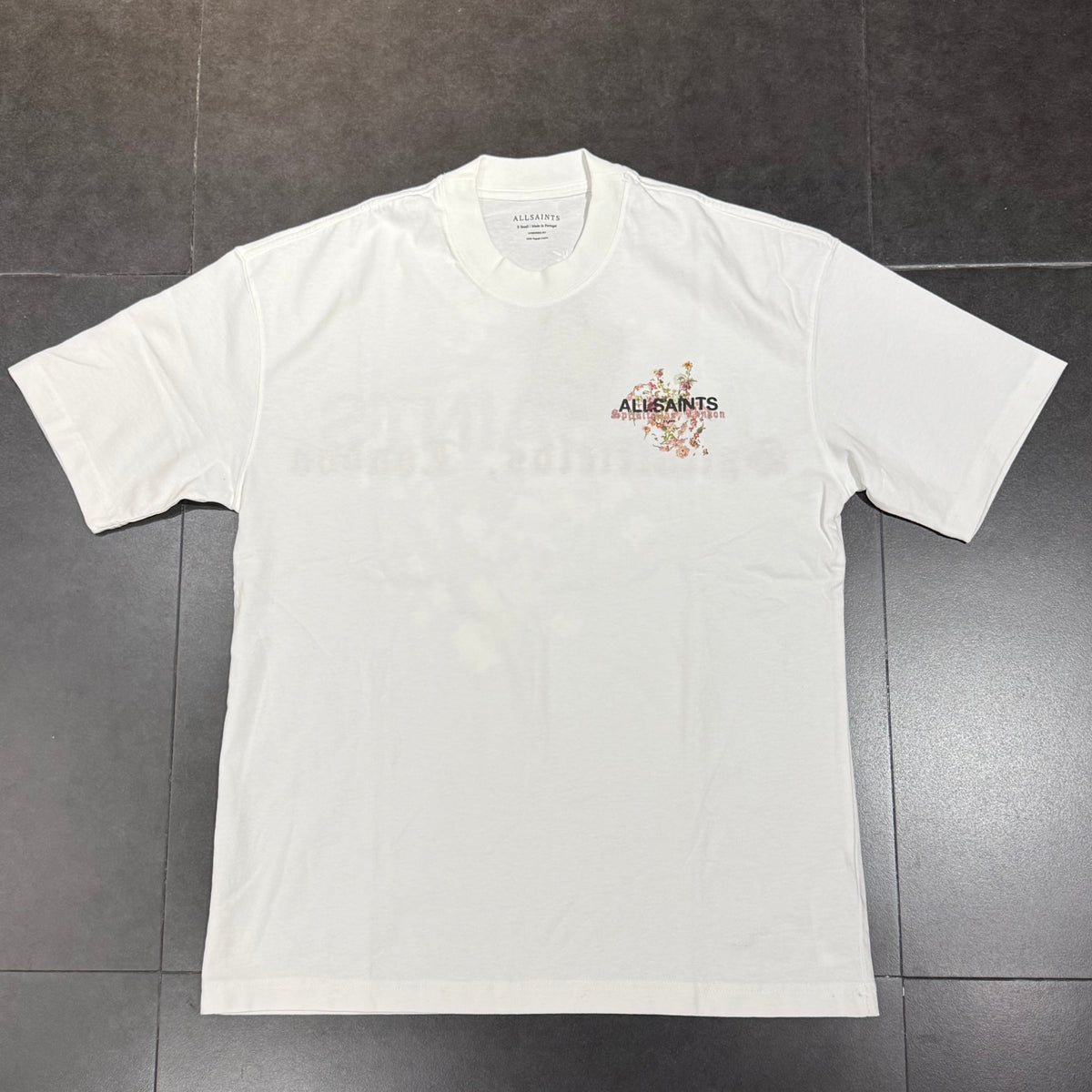 AllSaints Valen Tee - Ashen White
