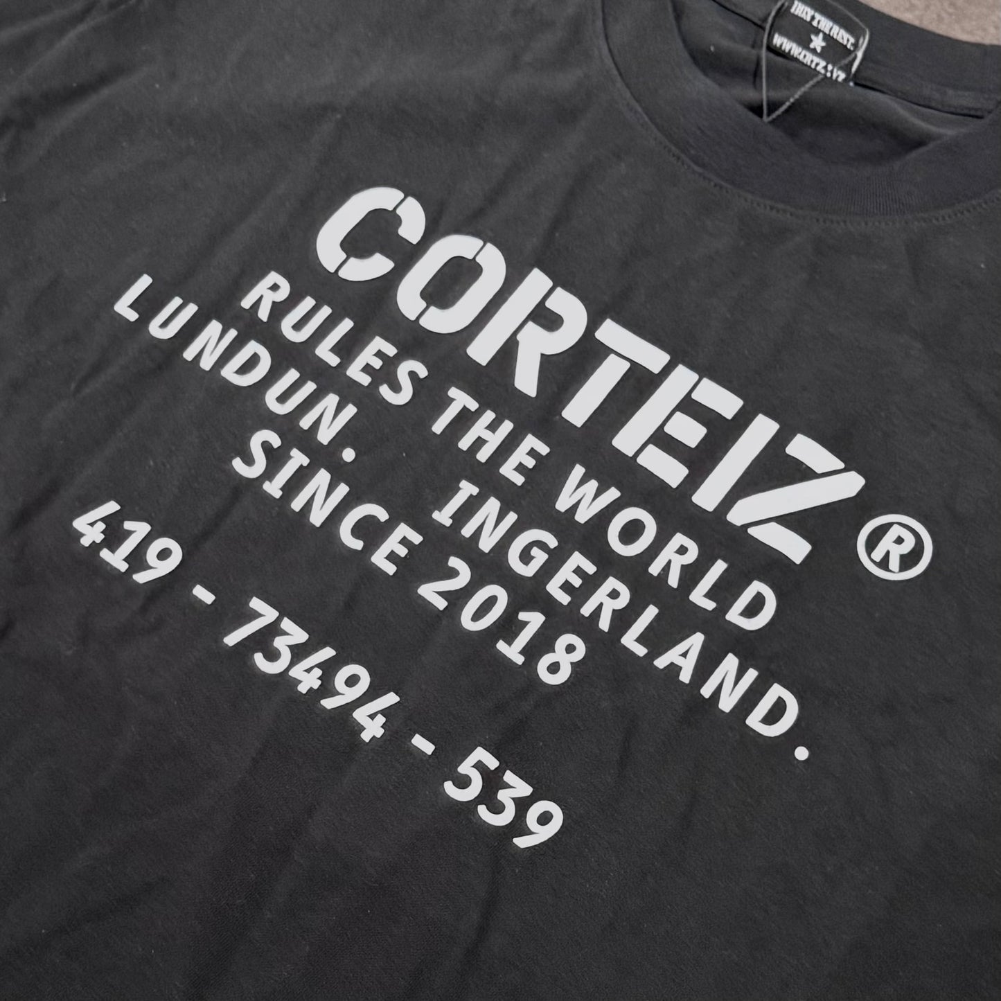 Corteiz OG Stencil Tee - Black