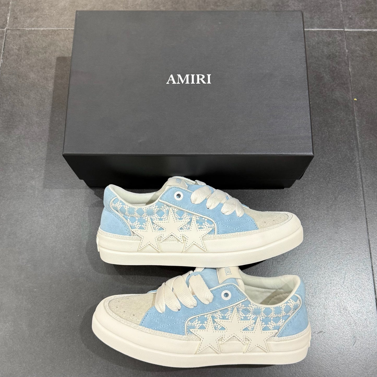 Amiri MA Quad Sunset Skate Low - Ocean Sky