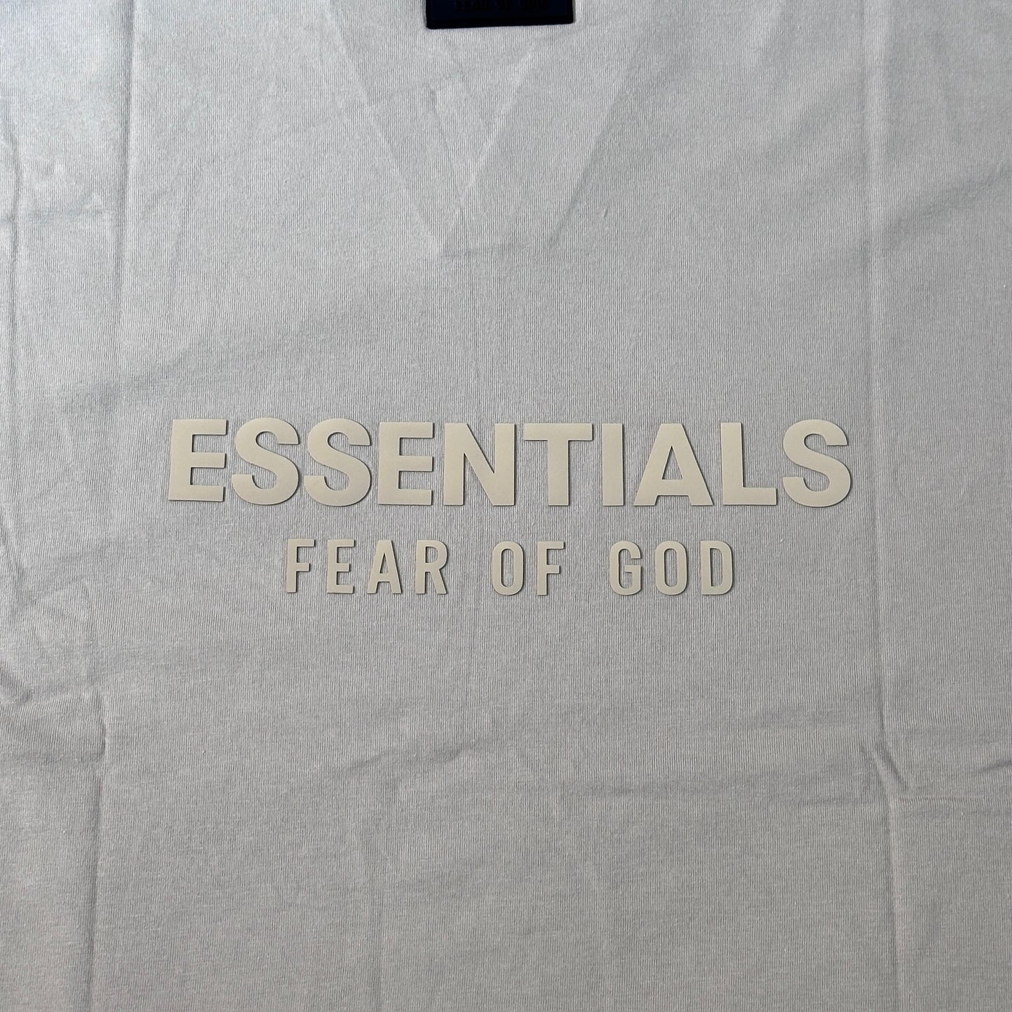 Essentials V-Neck Tee - Silver Cloud