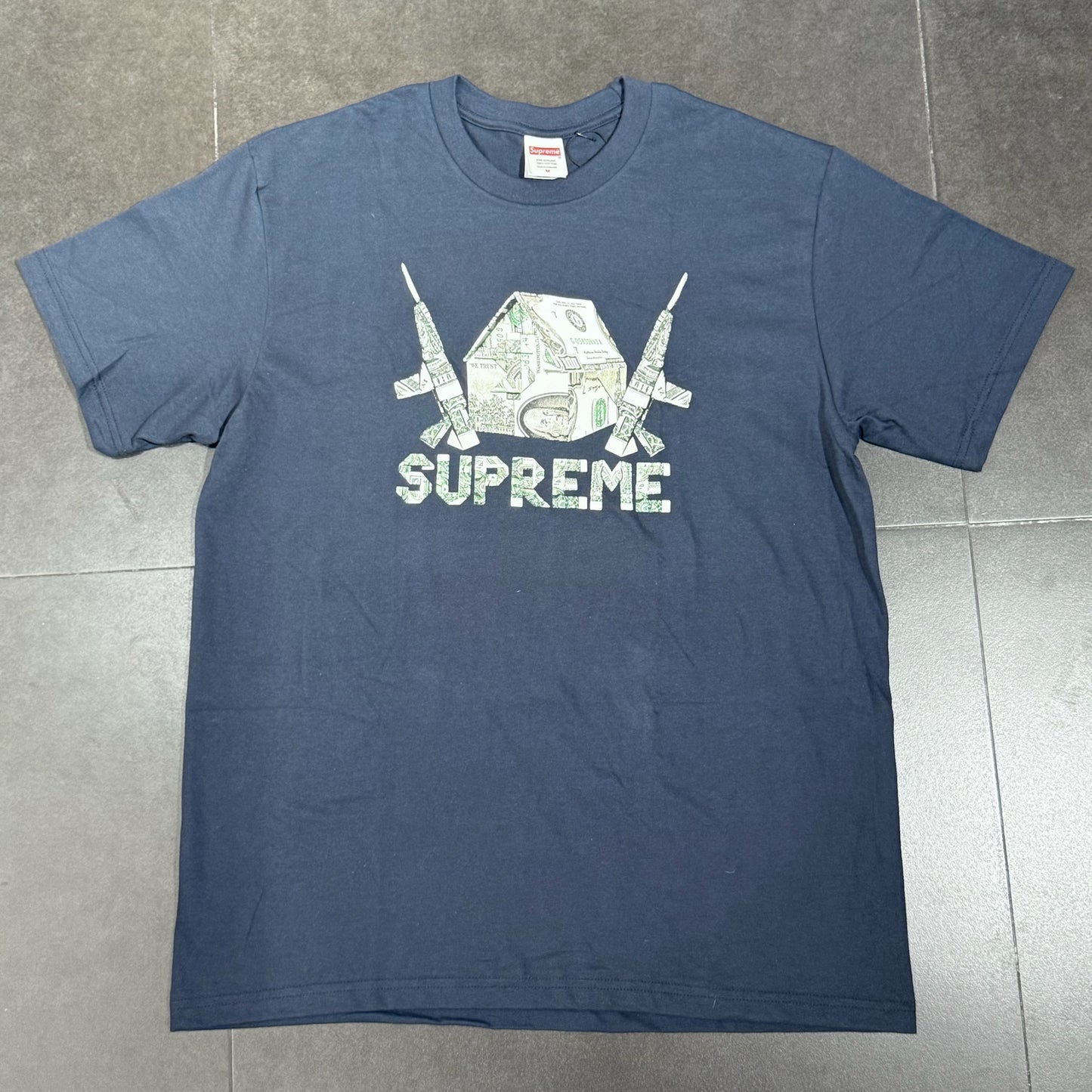 Supreme Origami Tee - Navy