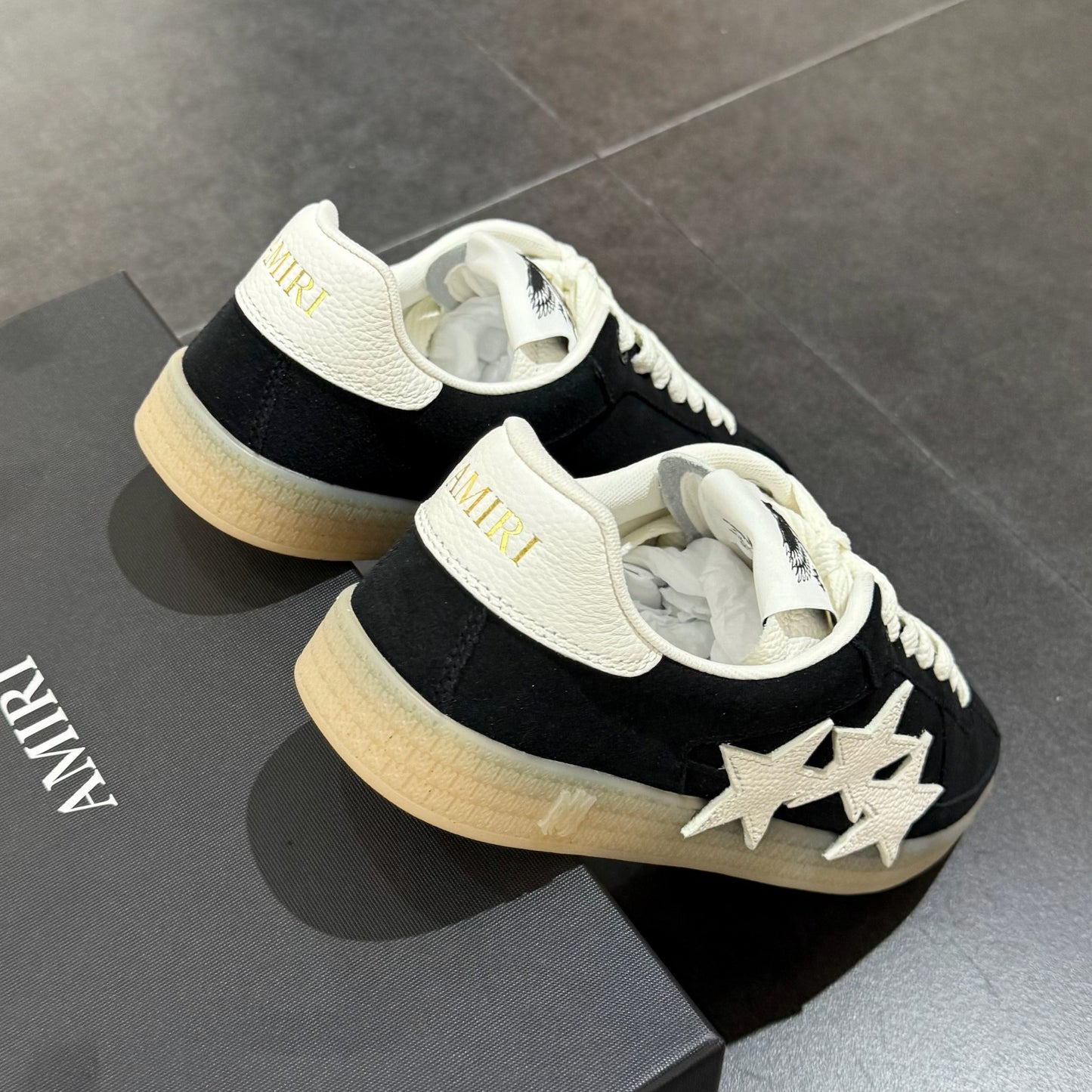 Amiri Suede Pacific - Black