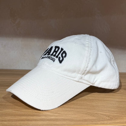 Balenciaga Paris Cap - White