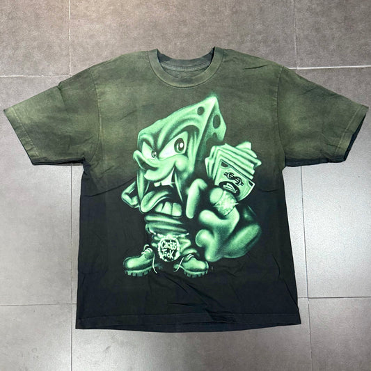 Travis Scott Cactus Jack x Spongebob Tee - Black
