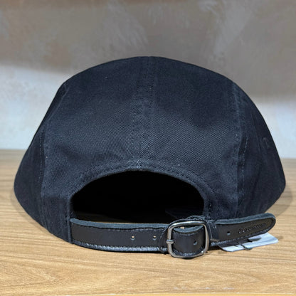 Supreme Washed Chino Twill Camp Cap - Black