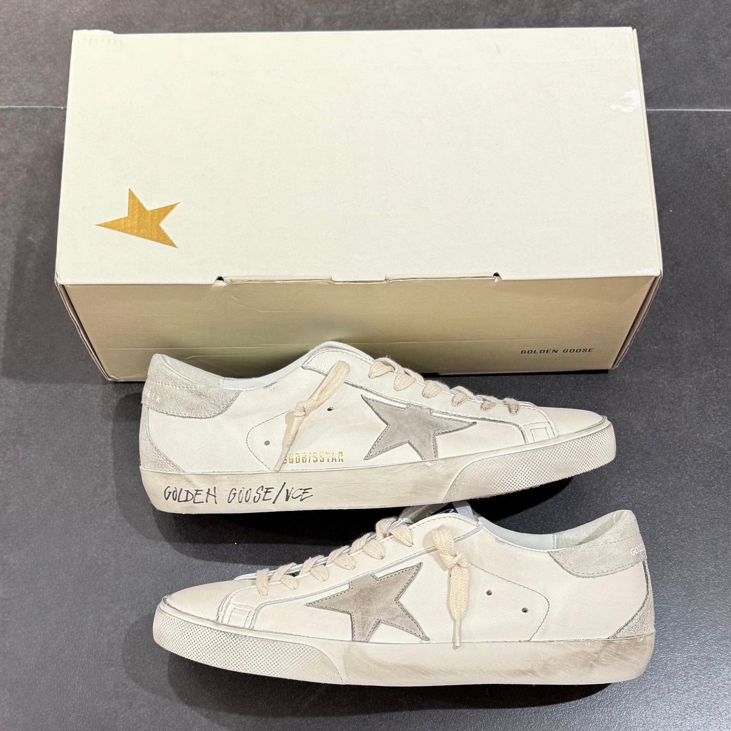 Golden Goose Super-Star - White Ice Grey