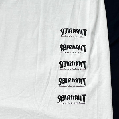 Supreme x Thrasher Back Tail Tee - White