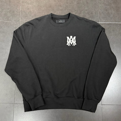 Amiri MA Logo Crewneck Cotton - Black