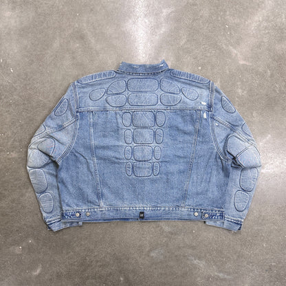 Yeezy x GAP x Balenciaga Padded Denim Jacket - Blue