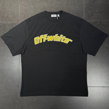 Off White Varsity Logo Tee - Black