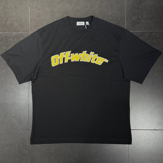 Off White Varsity Logo Tee - Black