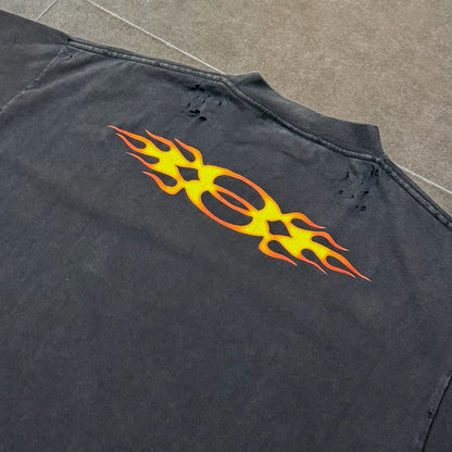 Balenciaga Oversized Tee - Washed Out Black