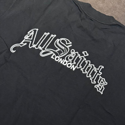 AllSaints Descent Tee - Washed Black