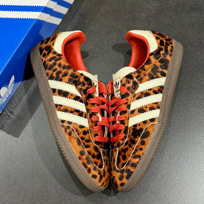 Adidas Samba Leopard - Red