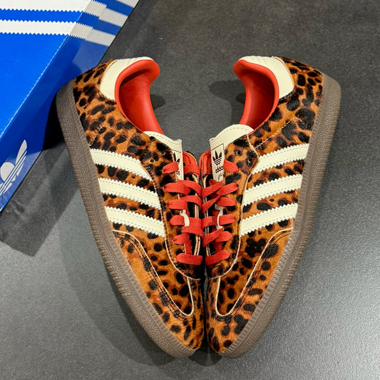 Adidas Samba Leopard - Red