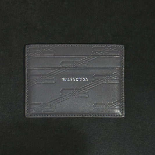 Balenciaga Monogram BB Card Holder - Grey