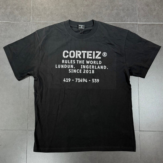 Corteiz OG Stencil Tee - Black