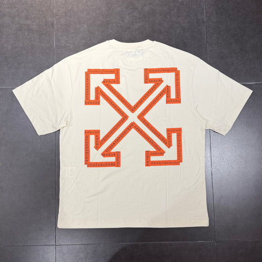 Off White Arrow Skate Tee - Vanilla