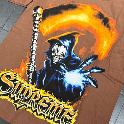Supreme Grim Reaper  Tee - Brown