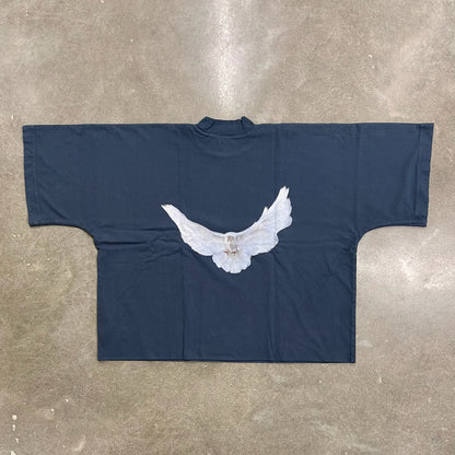 Yeezy x GAP x Balenciaga Dove No Seam Tee - Dark Blue