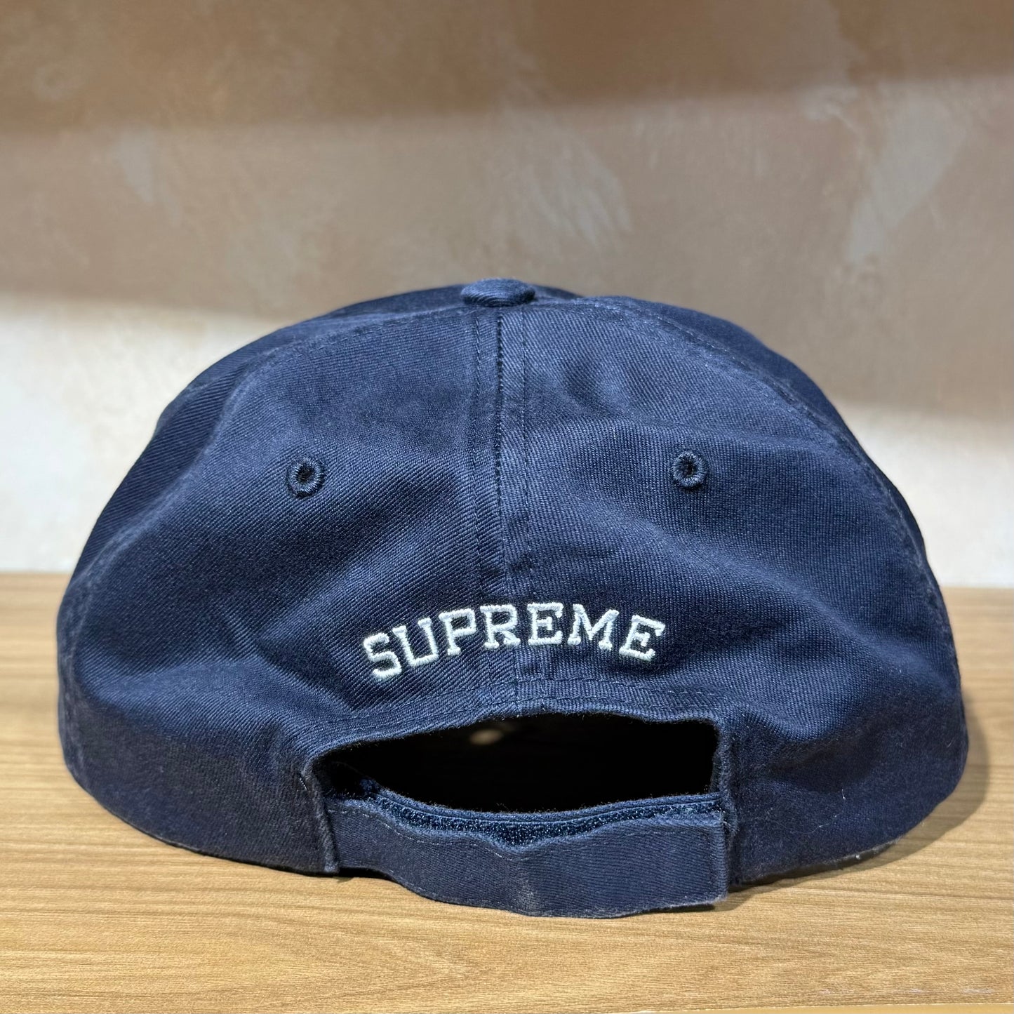 Supreme Embroidered Money Logo 6-Panel - Navy