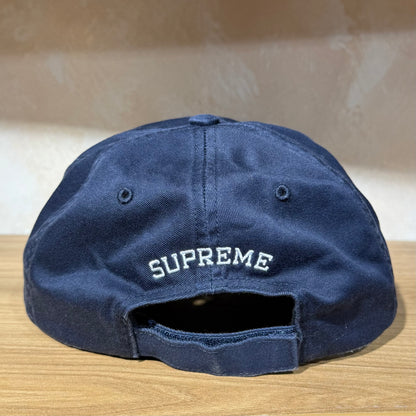 Supreme Embroidered Money Logo 6-Panel - Navy