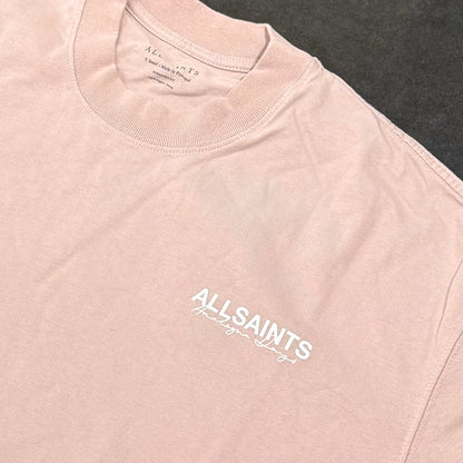 AllSaints Emblem Tee - Sunbaked Pink