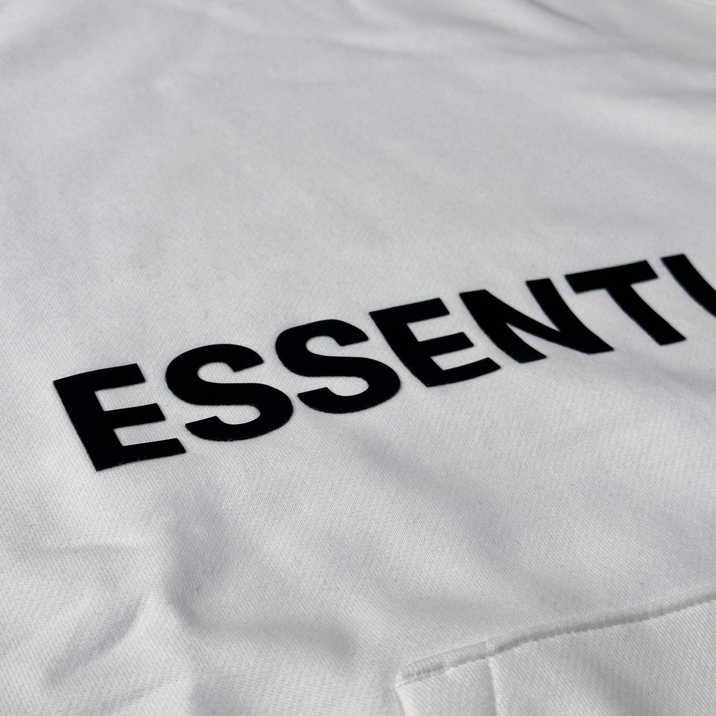 Essentials Hoodie Silicone Boxy - White