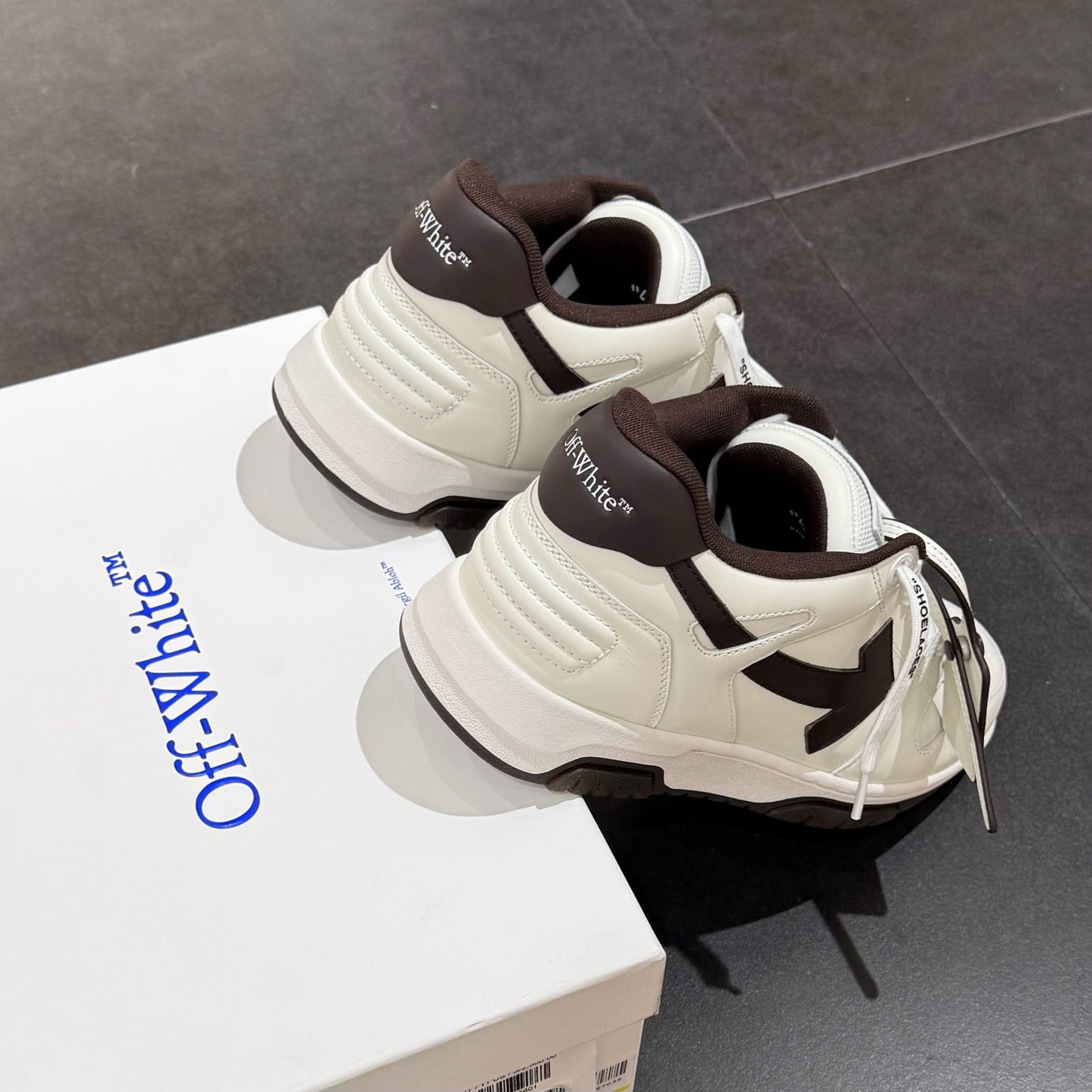 Off White Out Of Office - White & Brown