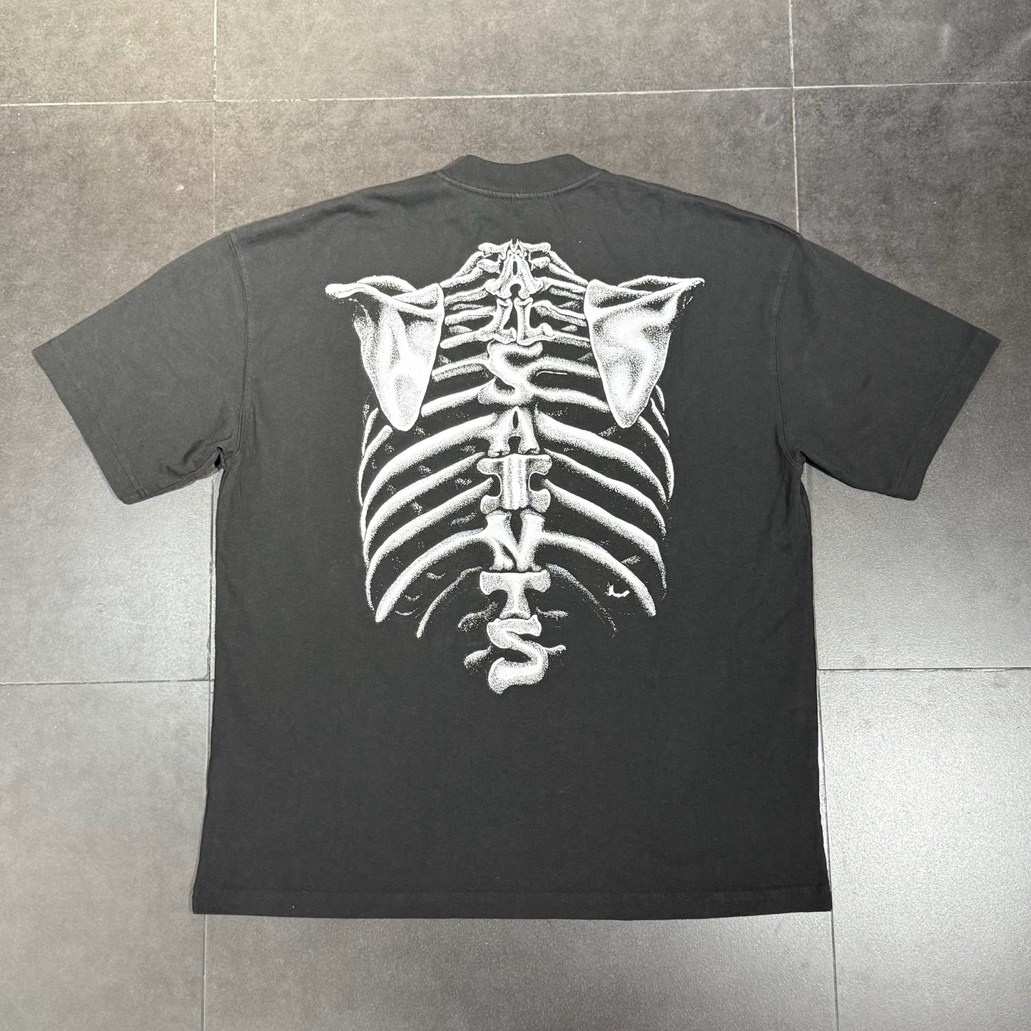 All Saints Anatomica Tee - Washed Black