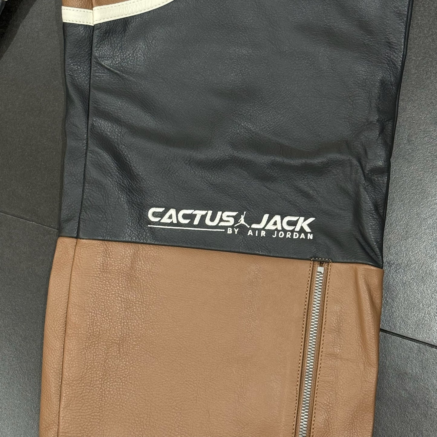 Jordan x Travis Scott Leather Pants Cactus Jack - Archaeo Brown