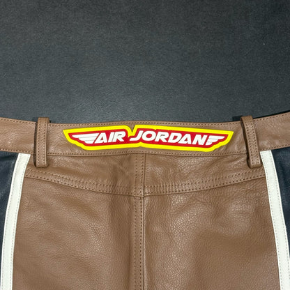 Jordan x Travis Scott Leather Pants Cactus Jack - Archaeo Brown