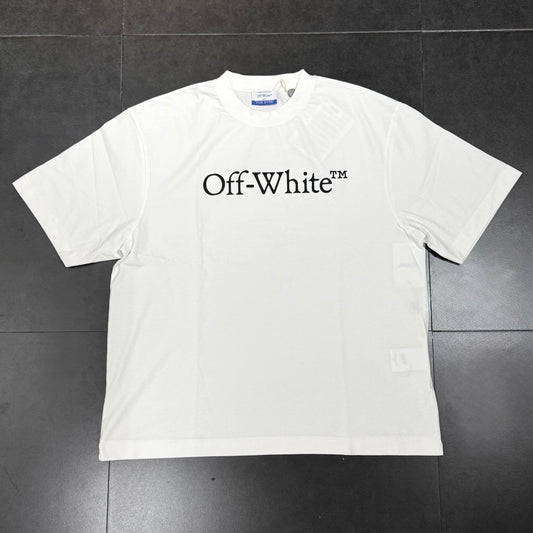 Off White Big Bookish Tee - White