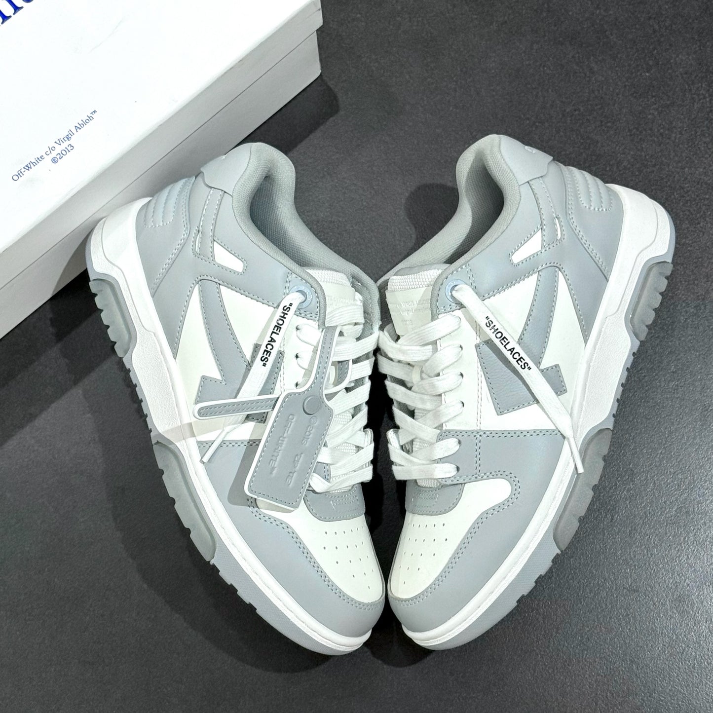 Off White Out Of Office - Light Grey