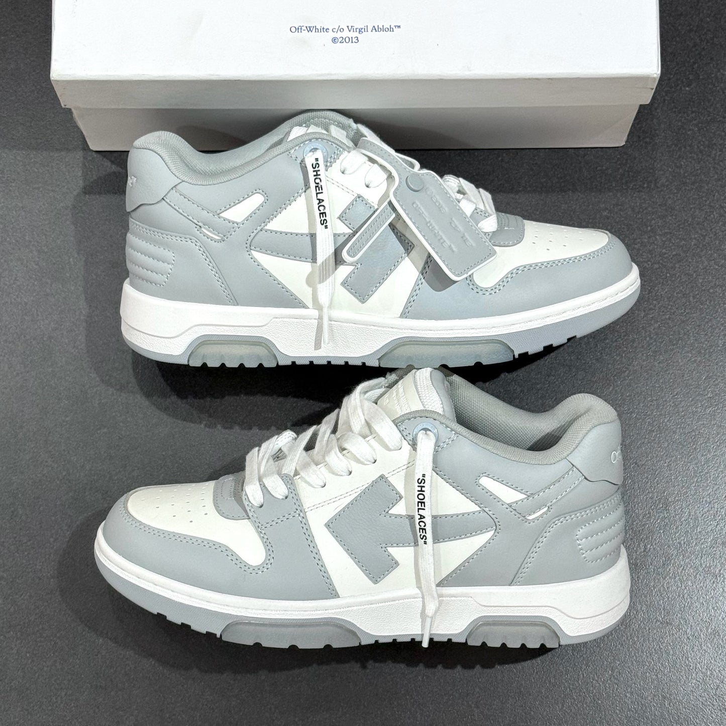 Off White Out Of Office - Light Grey