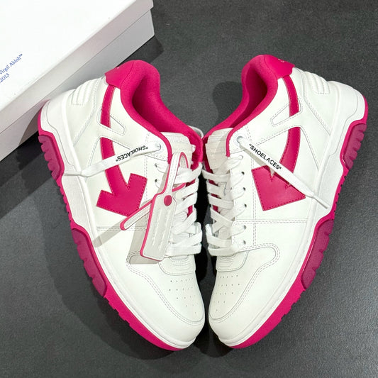 Off White Out Of Office - White & Fuchsia