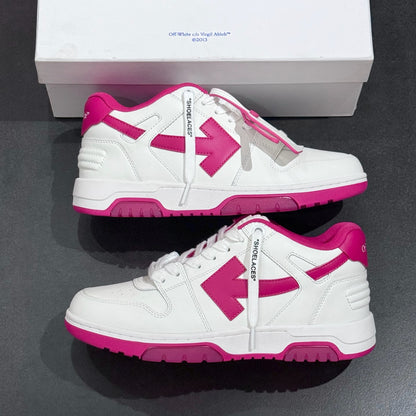 Off White Out Of Office - White & Fuchsia