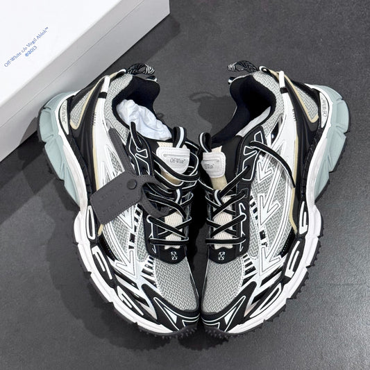 Off White Be Right Back - Light Grey & Black