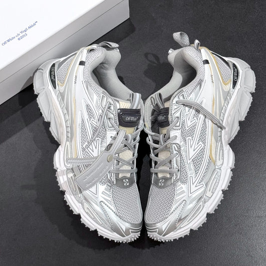 Off White Be Right Back - Light Grey & White