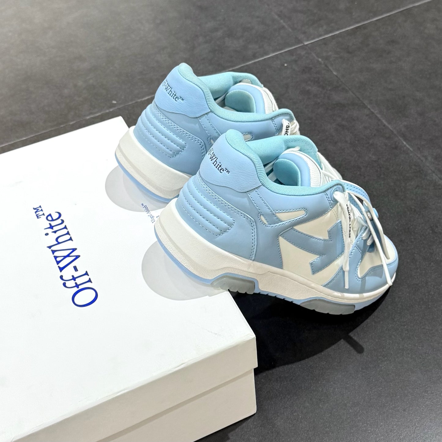 Off White Out Of Office - Light Blue