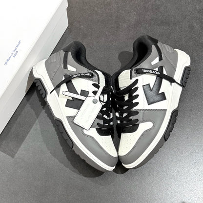 Off White Out Of Office - Dark Grey & White
