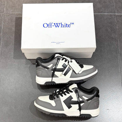 Off White Out Of Office - Dark Grey & White