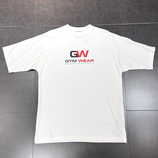 Balenciaga Gym Wear Tee - White