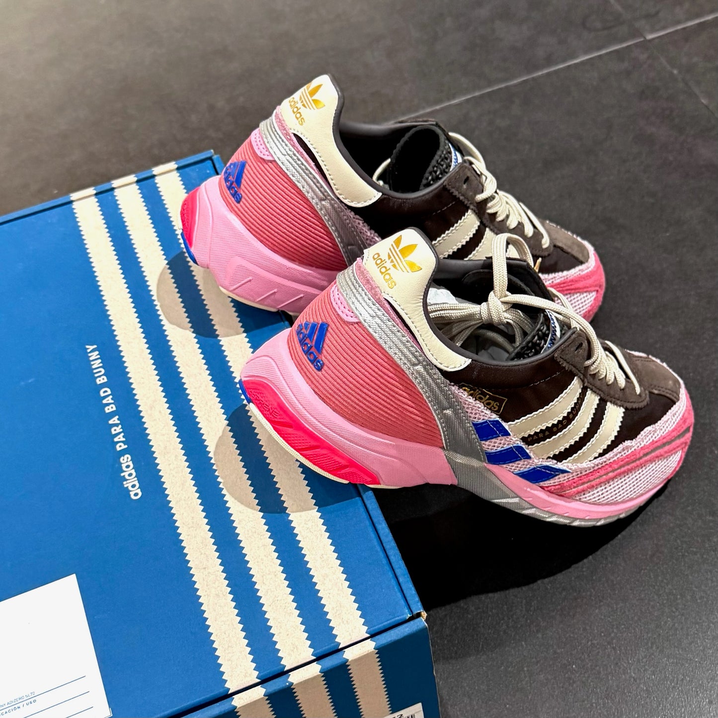 Adidas x Bad Bunny Adizero SL 72 - Brown Clear Pink