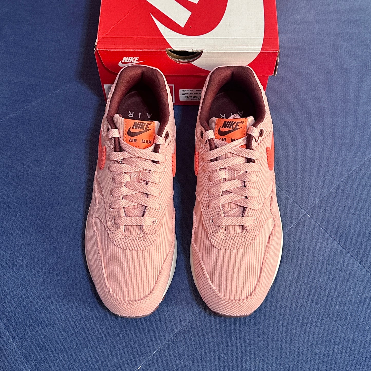 Nike Air Max 1 PRM - Corduroy Coral Stardust