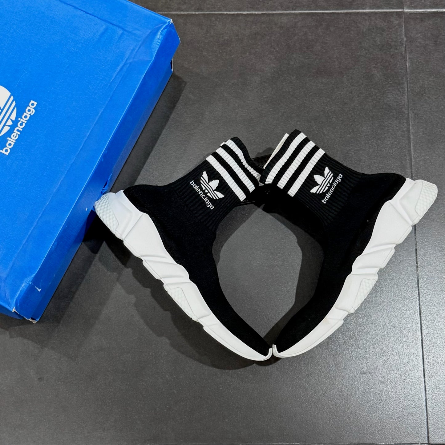 Balenciaga x Adidas Speed Trainer - Black/White OG