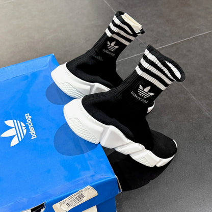Balenciaga x Adidas Speed Trainer - Black/White OG