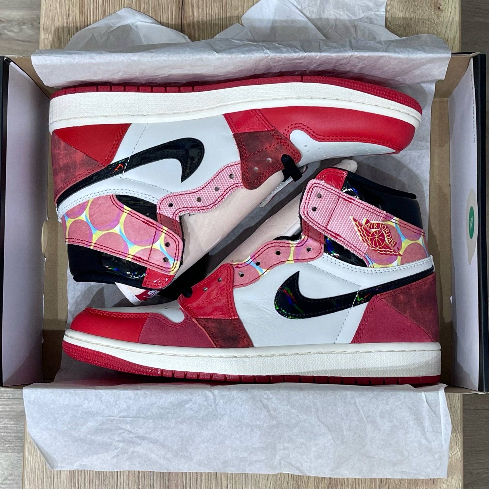 Miles Morales Air Jordan One Spiderman Nike Air Jordan High OG SP