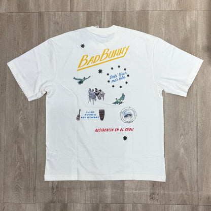 Bad Bunny Merch No Me Quiero Ir De Aqui Tee - Cream